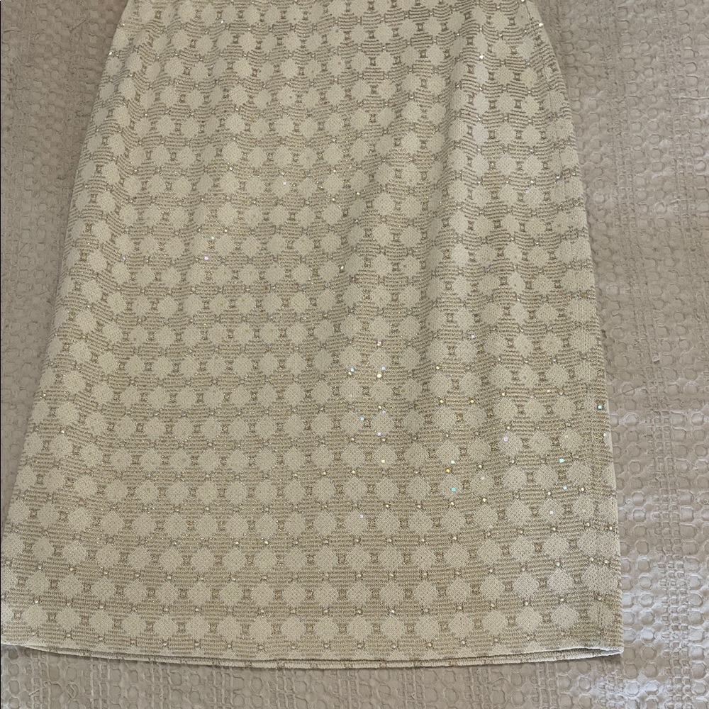Elegant Cream St John Skirt